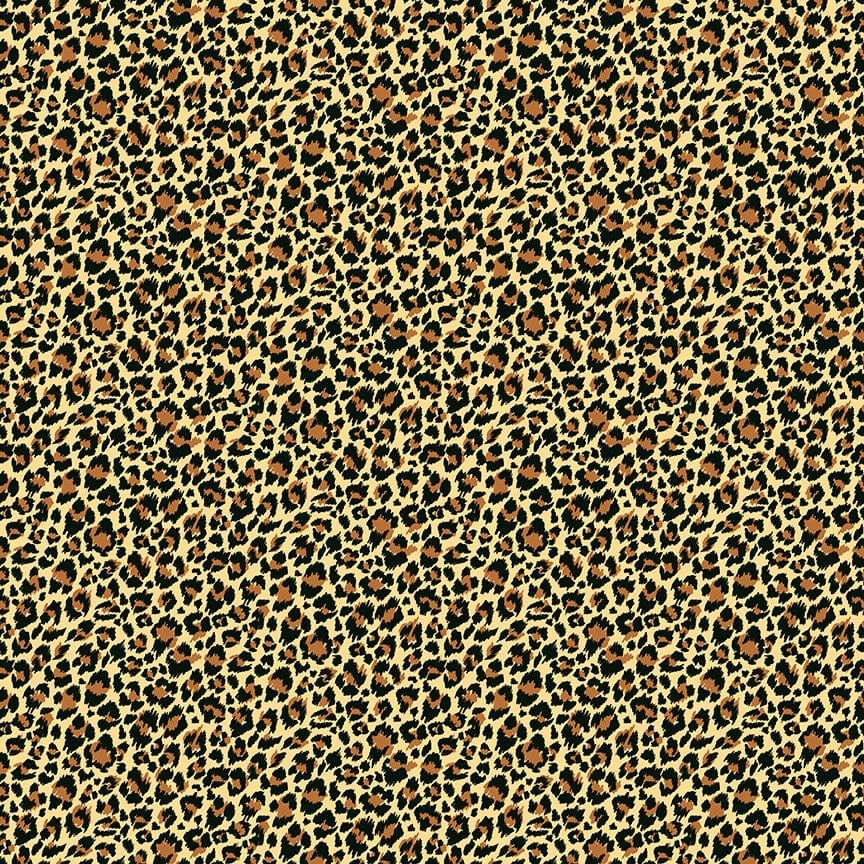 Makower Around The World Leopard Print