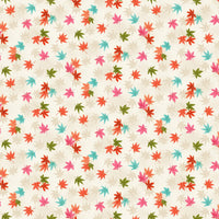 Makower Fabric Hikari Maple Leaves 2517 Q