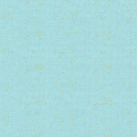 Makower Fabric Metallic Linen Texture Light Blue 2566 B1