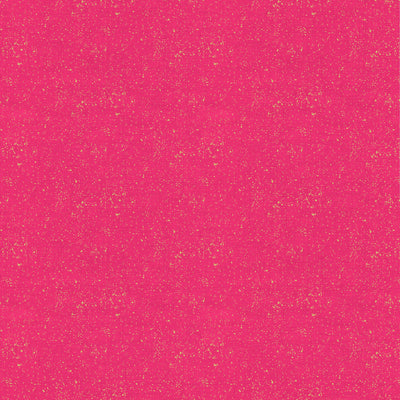 Makower Fabric Metallic Linen Texture Pink 2566 P