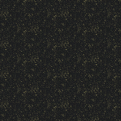 Makower Fabric Metallic Linen Texture Black 2566 X