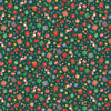 Makower Christmas Fabric Santa Mini Scatter Green 2585 G