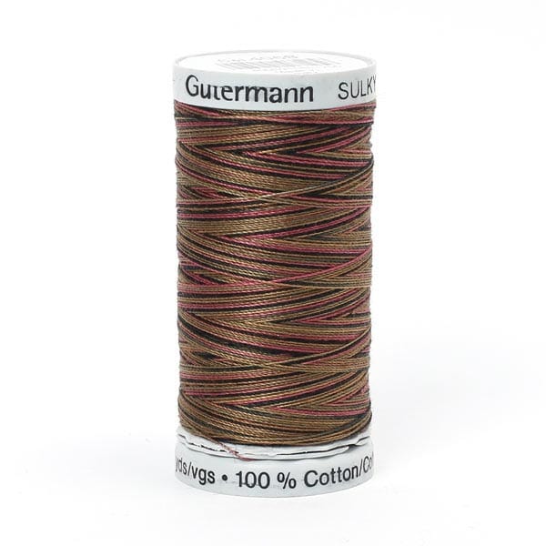 Gutermann Sulky Variegated Cotton Thread 30 300M Colour 4068