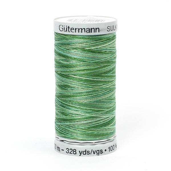 Gutermann Sulky Variegated Cotton Thread 30 300M Colour 4086