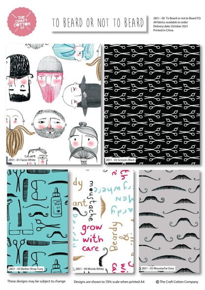 To Beard or Not to Beard Fat Quarter Pack