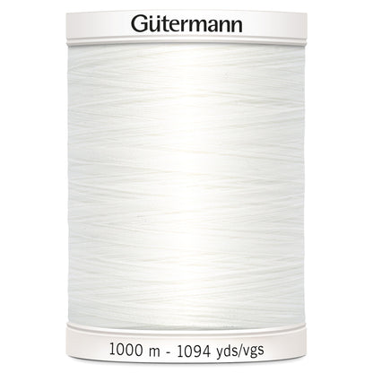 Gutermann Sew All Thread 1000M Colour 800 (White)