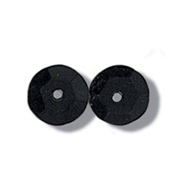 Sequins: Cup: 8mm: Black