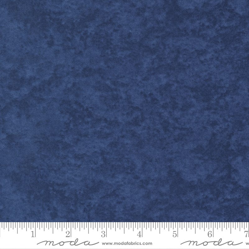 Moda Fabric Watermarks Marble Solid Indigo 6538 268 Ruler