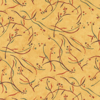 Moda Fabric Sunflower Garden Sunny Stems Golden 6894-15