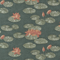 Moda Fabric Watermarks Lily Pads Tartan 6910 18