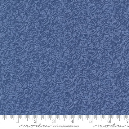 Moda Fabric Watermarks Watermarks Indigo 6917 14