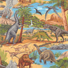 Nutex Lost World Dinosaurs Scenic Fabric