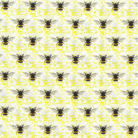 Honey Bee Yellow Fabric