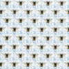 Honey Bee Blue Fabric