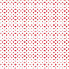 Makower Fabric Hearts Red on white 9149R1