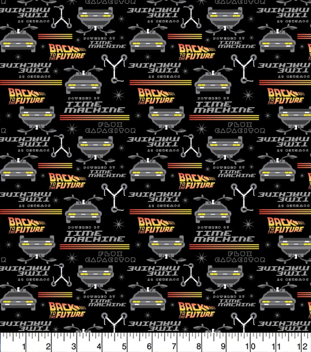 Back To The Future Flux Capacitor Fabric