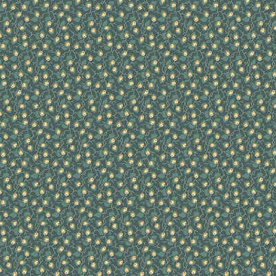 Makower Practical Magic Vine Green Fabric 2/284T