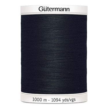 Gutermann Sew All Thread 1000M Colour 000 (Black)