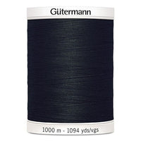 Gutermann Sew All Thread 1000M Colour 000 (Black)