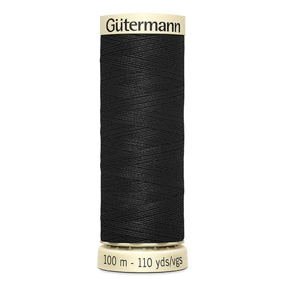 Gutermann Sew All Thread 100M Colour 000 (Black)