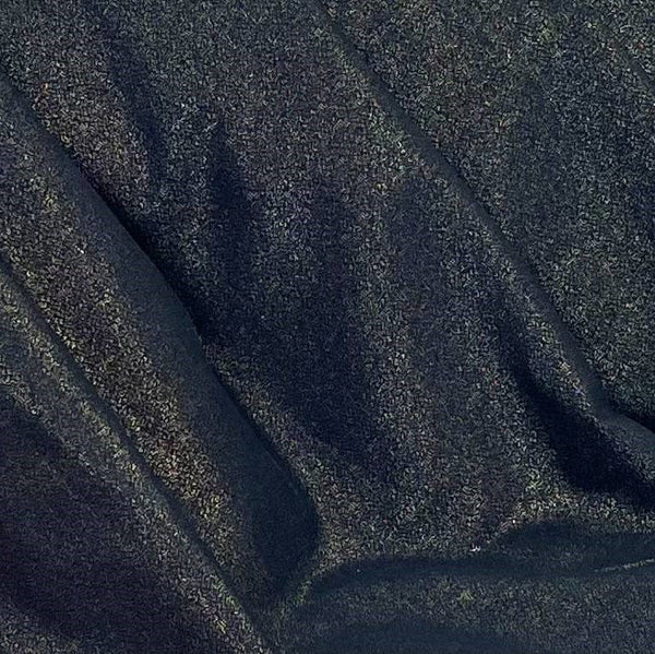Autumn Foil Metallic Cotton Fabric Black