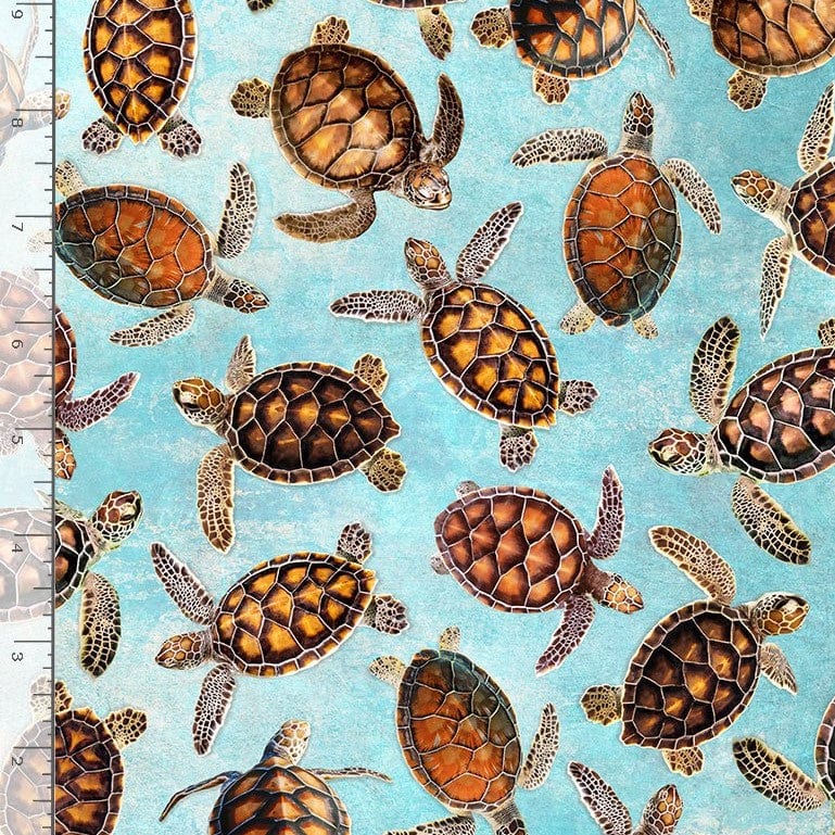 Timeless Treasures Fabric Sea Turtles