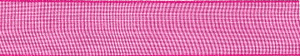 Berisfords Ribbon Super Sheer Ribbon: 15mm: Shocking Pink. Price per metre.  - The Sewing Studio