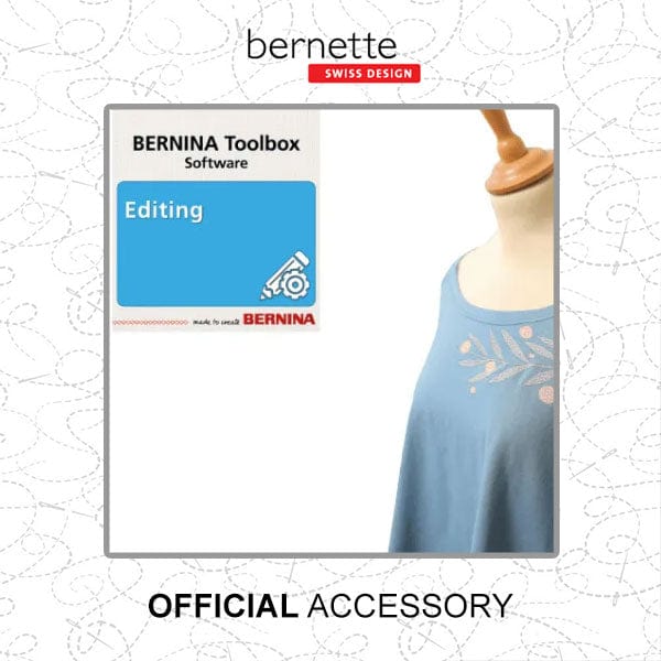 Bernette Sewing Machine Accessories Bernina/Bernette Toolbox Software - Editing Module (G1 G3)  - The Sewing Studio