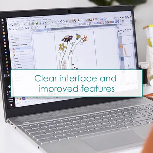 Bernina Sewing Machine Accessories BERNINA Embroidery Software 9 DesignerPlus - Update  - The Sewing Studio