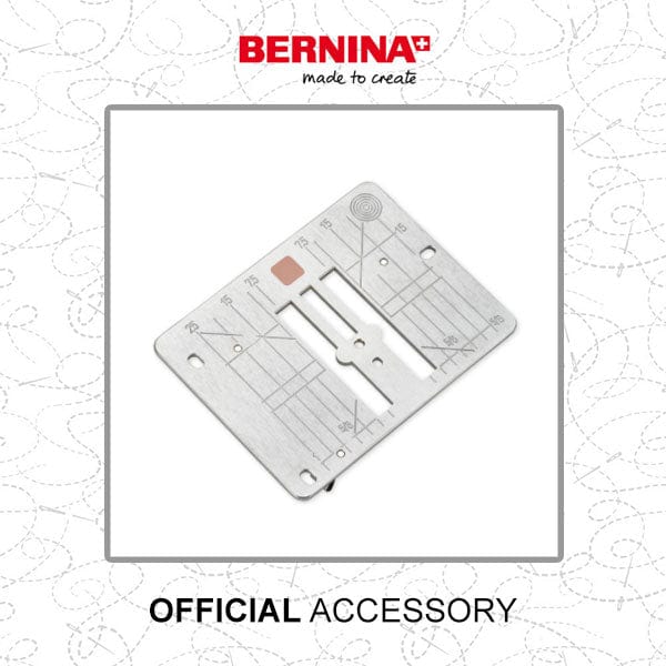 Bernina Sewing Machine Accessories Bernina Straight-Stitch / Cutwork Stitch Plate 0333397107  - The Sewing Studio