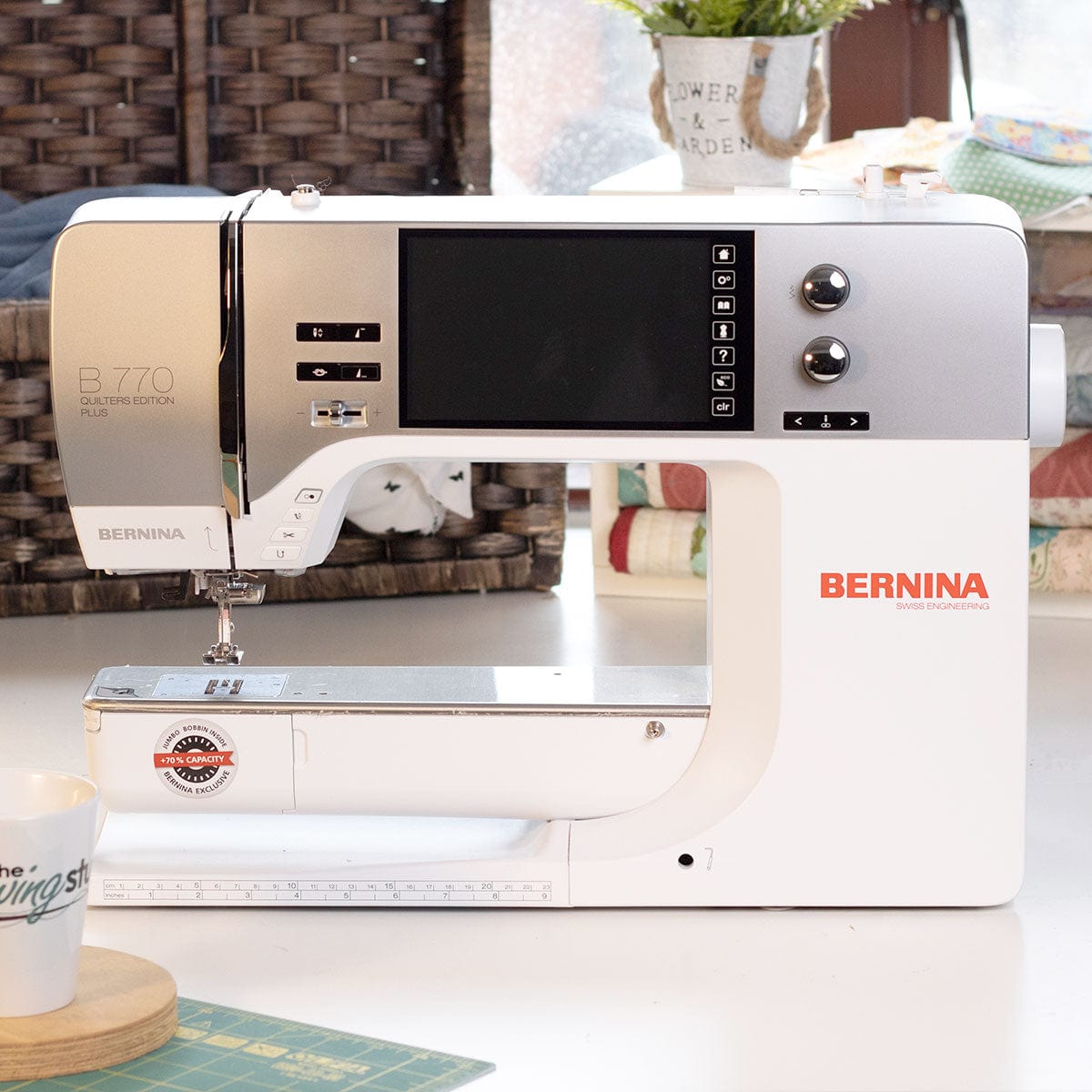 Bernina Sewing Machines Bernina 770 QE Plus Sewing Machine + FREE gifts worth £615  - The Sewing Studio