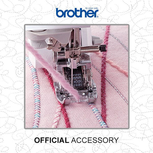 Brother Sewing Machine Accessories Brother Couching Dual Feed Foot F074  - The Sewing Studio