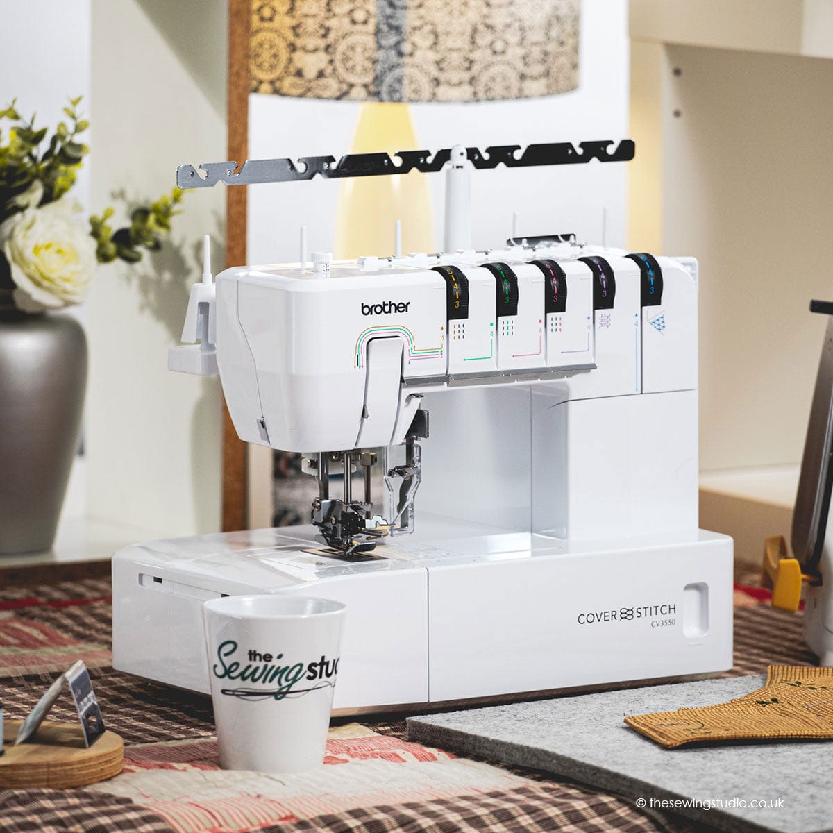 Brother Sewing Machines Brother CV3550 Coverstitch Machine  - The Sewing Studio