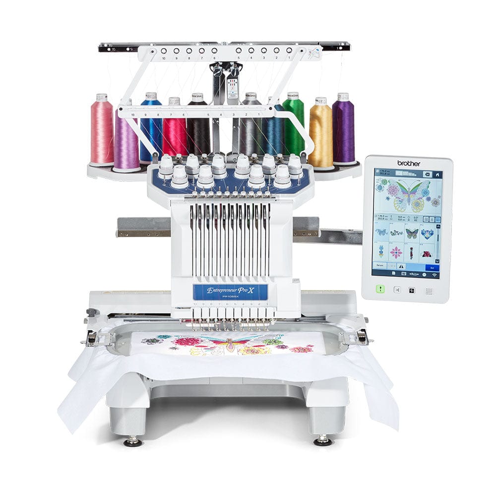 Brother Sewing Machines Brother PR1055X Embroidery Machine Plus Free Framing Mad Offer Worth £2164  - The Sewing Studio