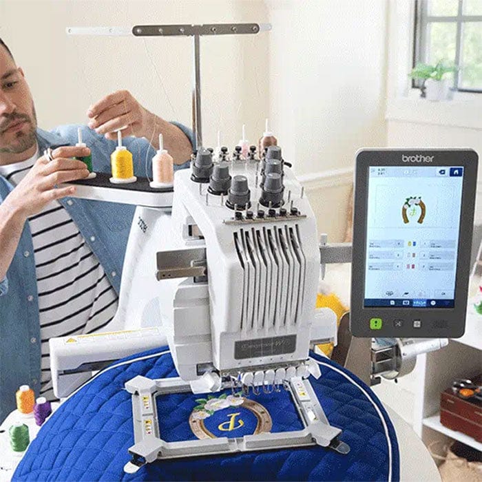 Brother Sewing Machines EX-DISPLAY Brother PR680W Embroidery Machine With Free Flat Brim Cap Frame and Driver Set PRCF5