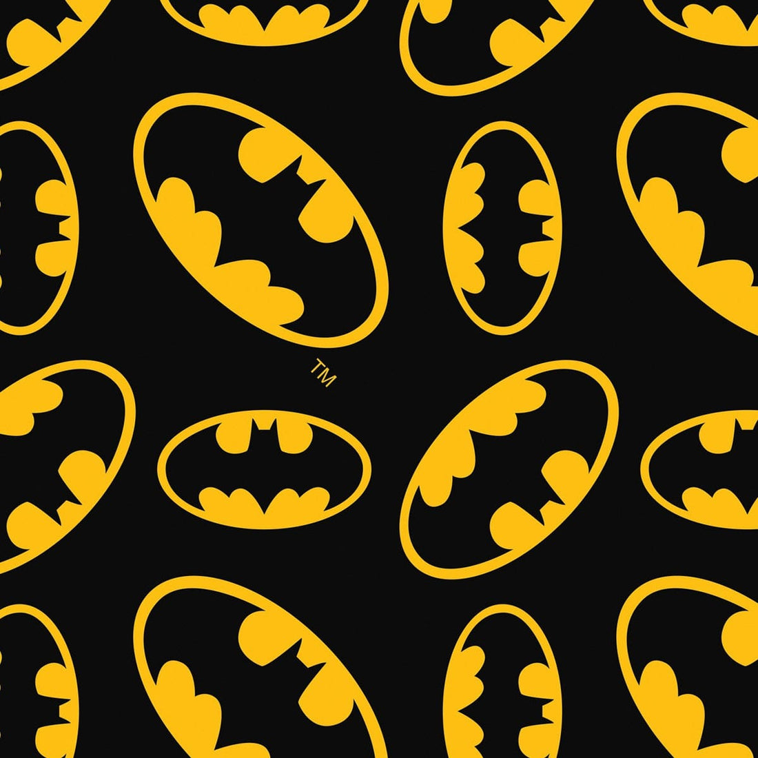 Camelot Fabrics Fabric Batman Logo Quilting Fabric Whole Bolt 10 Metres  - The Sewing Studio