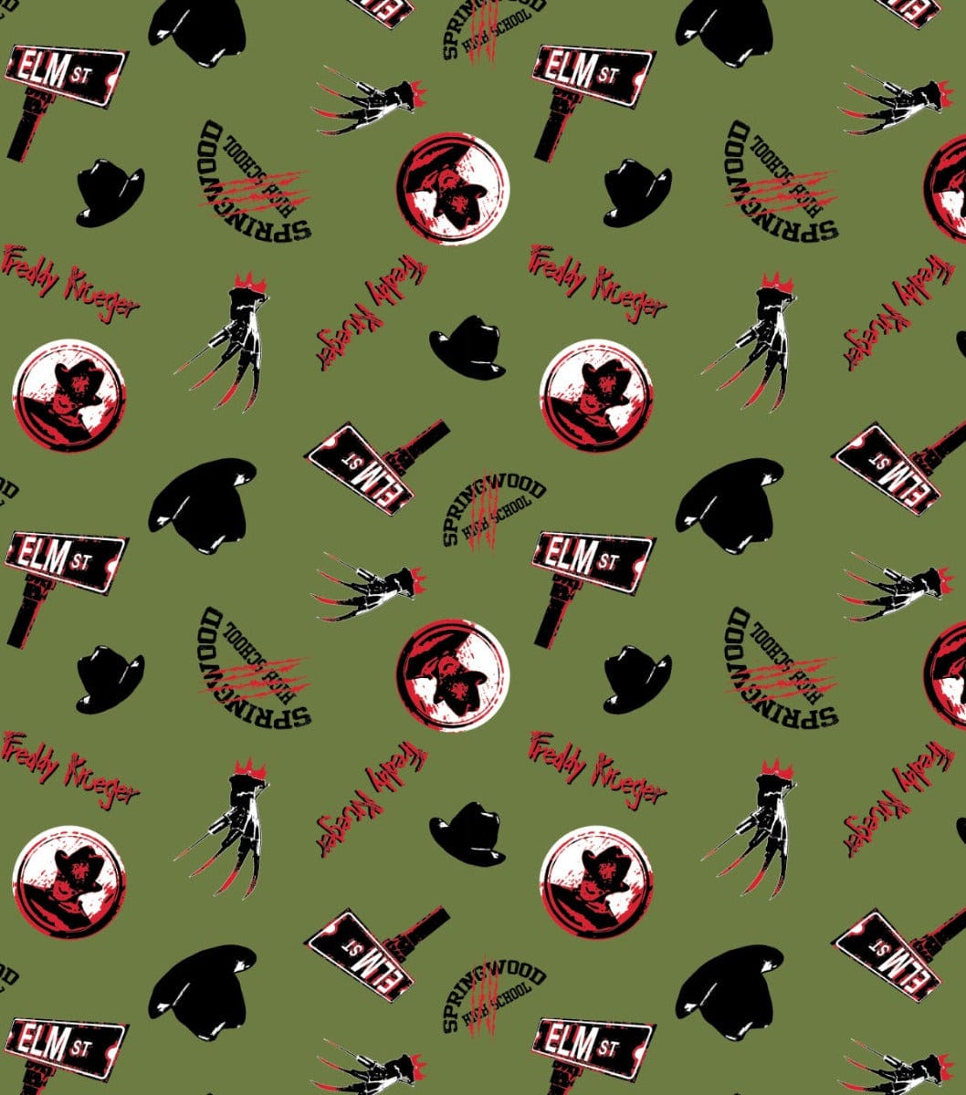 Camelot Fabrics Fabric Freddy Kruger Nightmare on Elm Street Fabric  - The Sewing Studio