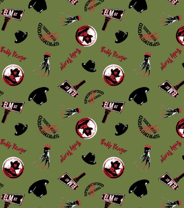 Camelot Fabrics Fabric Freddy Kruger Nightmare on Elm Street Fabric  - The Sewing Studio for sale UK - The Sewing Studio