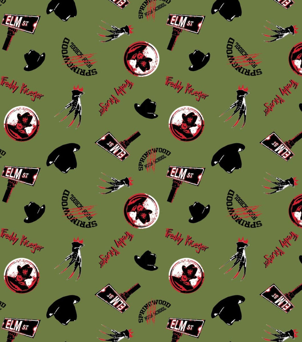 Camelot Fabrics Fabric Freddy Kruger Nightmare on Elm Street Fabric  - The Sewing Studio