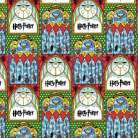 Camelot Fabrics Fabric Harry Potter Stained Glass Broomsticks Quilting Fabric  - The Sewing Studio