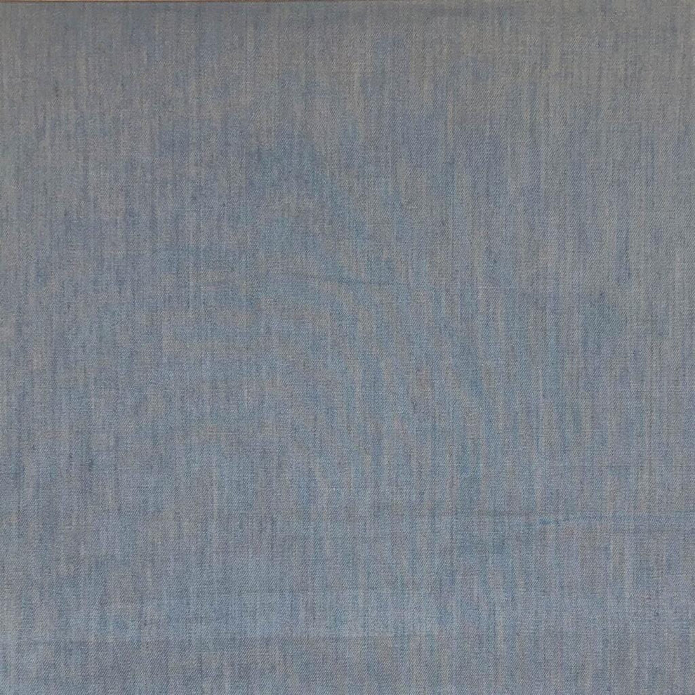 Craft Cotton Co Fabric Chambray Plain Dyed Cotton Light Blue  - The Sewing Studio