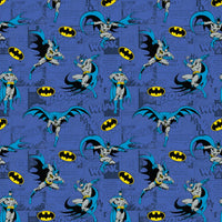 Craft Cotton Co Fabric DC Comics Batman Fabric Comics Blue  - The Sewing Studio