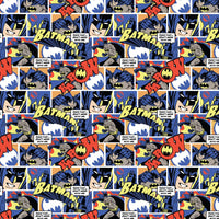 Craft Cotton Co Fabric DC Comics Batman Fabric Pop Comics  - The Sewing Studio