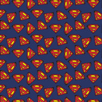 Craft Cotton Co Fabric DC Comics Fabric Superman Logo  - The Sewing Studio