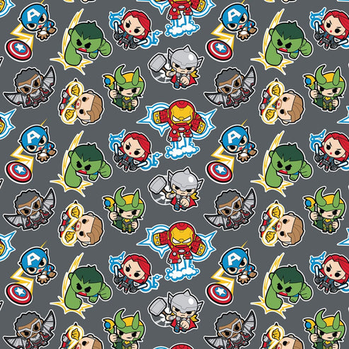 Craft Cotton Co Fabric Marvel Fabric Mini Action Heroes  - The Sewing Studio