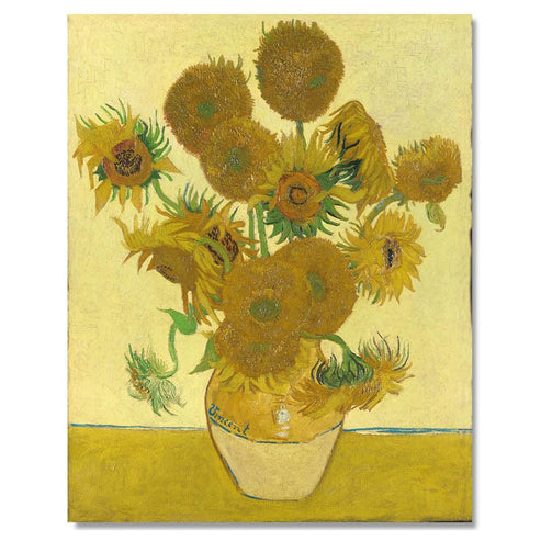 Craft Cotton Co Fabric Panels & Labels National Gallery Van Gogh Sunflowers Fabric Panel 2960-01  - The Sewing Studio