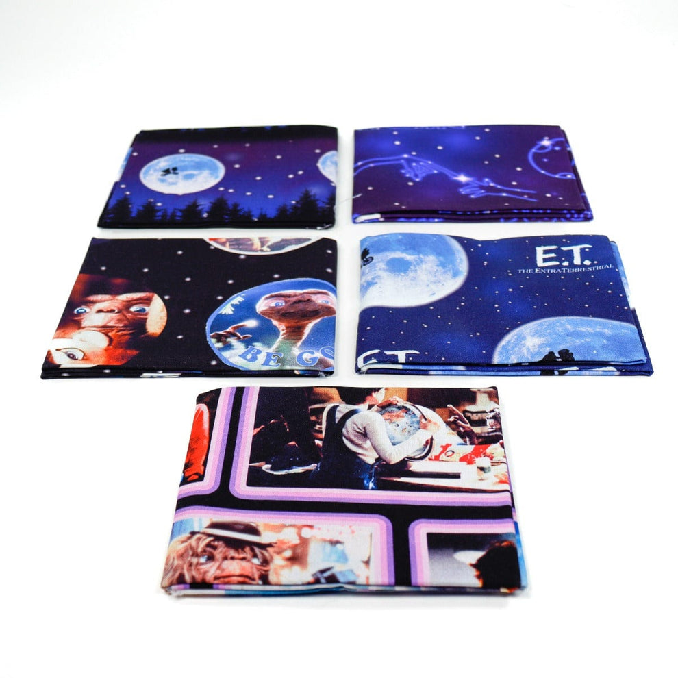 Craft Cotton Co Fabric Pre Cuts Universal Studios E.T. Fat Quarter Pack  - The Sewing Studio