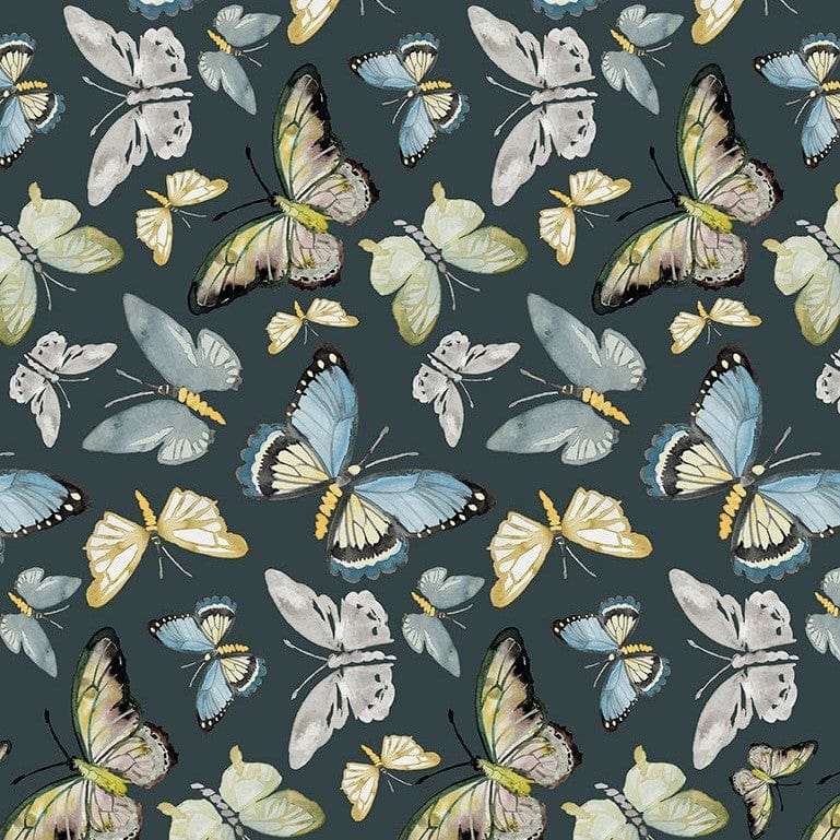 Dear Stella Fabric Lets Get Wild Fabric Butterflies  - The Sewing Studio