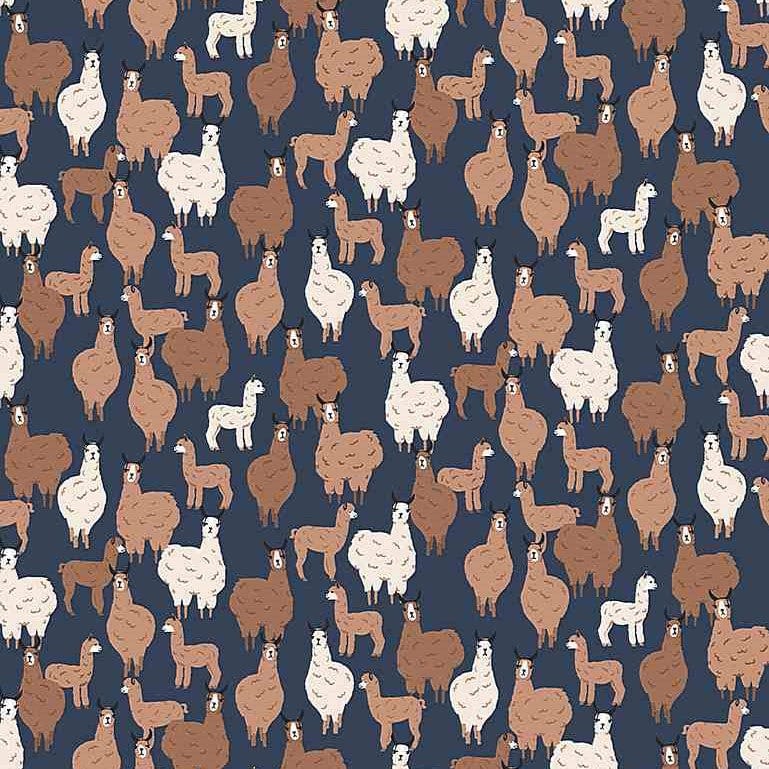 Dear Stella Fabric Llama Fabric Llamapalooza  - The Sewing Studio