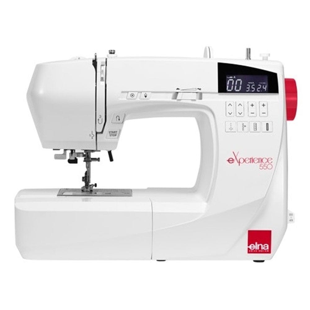 Elna Sewing Machines Elna eXperience 550 Sewing Machine Includes 1/4 Inch Seam Foot & Extension Table  - The Sewing Studio